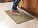 NewLife by GelPro Anti-Fatigue Designer Comfort Kitchen Floor Mat Stain Resistant Surface with 5/8” thick ergo-foam core for health and wellness 18x30 Grasscloth Khaki