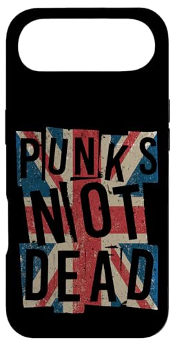 Punks Not Dead - Vintage - UK London Flag - Punk Is Not Dead X}zP[X iPhone Air p