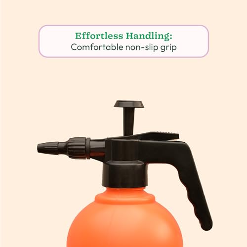 Ugaoo Pressure Spray Pump Bottle Sprayer for Home Garden Plants - 2 LTR. (Orange)