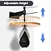 WYGVNR Adjustable Speed Bag Platform, Heavy-Duty Steel Frame, Thick Hardwood Board, with Speed Punching Bag Swivel and Boxing Bag for Boxing Training, Exercise, Fitness
