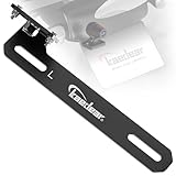 Kaedear(カエディア) バイク ドラレコ ステー カメラステー マウント ドライブレコーダー ドラレコ 汎用/防錆性アルミ製 整備士設計 画角調整を楽に/ロータリーカメラステー KDR-YX101L (ライセンス/左)