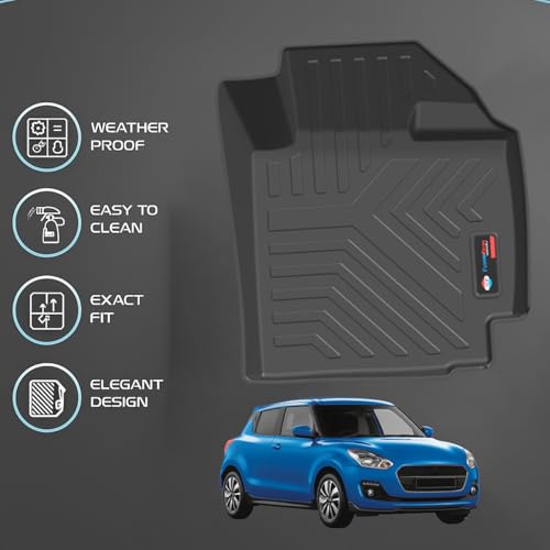 Image of ALP 3D Car Mats | Heavy Duty All Weather Floor Mats | Anti-Slip, Odorless, Waterproof, Easy to Clean Car Mats (Swift 2018 3D Car Mat)