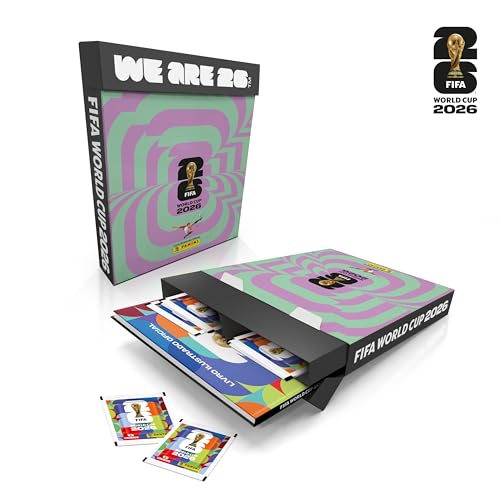 Copa do Mundo da FIFA 2026™ Box Fliptop C/ 1 Álbum Brochura + 30 Envelopes de Figurinhas FIFA WORLD CUP 2026™