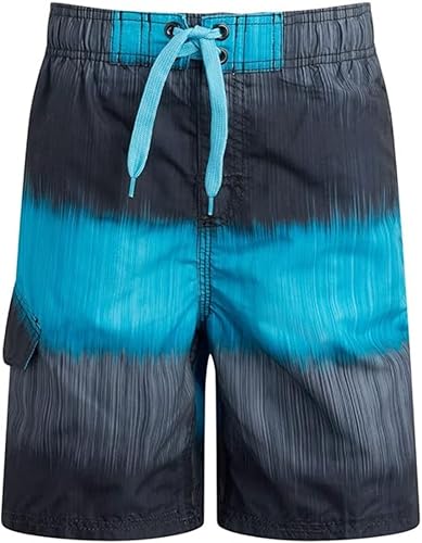 Image of Kanu Surf Boys' Toddler Troy Stripe Swim Trunks