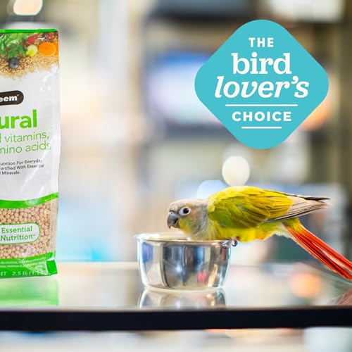 ZuPreem Natural for Medium to Large Birds (1.4 Kilograms, Multicolor), All Life Stages, Pellet