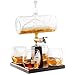 Produktbild PETHOMEL Pet Supplies Bed Royal Decanters, Segelschiff Set, Kreative Weinregal Dekoration Transparent Für Dad Ehemann Oder Freund Von The Wine Personalisierte Geschenke,Clear