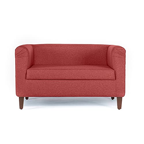 Image of Wakefit Sofa Set | 3 Year Warranty | Sofa 6 Seater, 6 Seater Sofa for Living Room, Wooden Sofa Set, Sofa Set 3+2+1 Seater - Miami(Omega : Red)