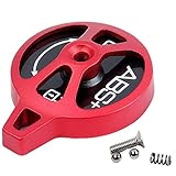 Easnea MTB Bike Lock Caps Switch Manual Lockout Assembly Kit for Bicycle Fork, Red