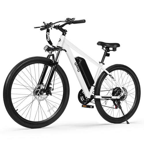 Qlife Racer Electric Bike for Adults - 21-Speed Mountain Lightweight