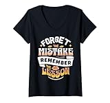 Photo Gallery donna groovy forget the mistake remember the lesson retro maglietta con collo a v Photo Gallery donna groovy forget the mistake remember the lesson retro maglietta con collo a v
