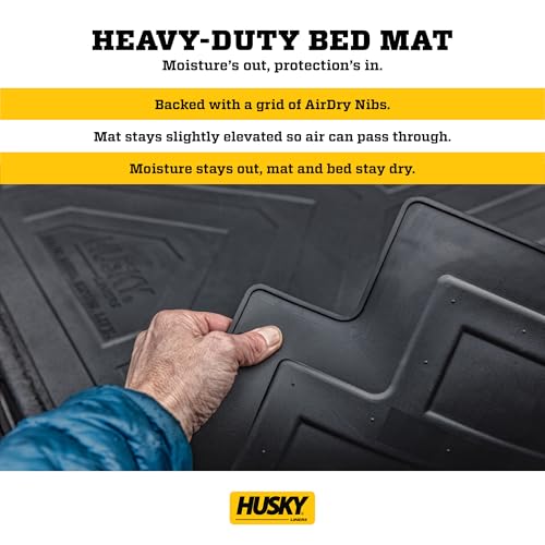 Husky Liners Custom Bed Liner | Fits 2015-2024 Ford F-150, Includes 22-24 Lightning Crew/SuperCrew (67.1 Bed) | 1-pc. Black - 16008