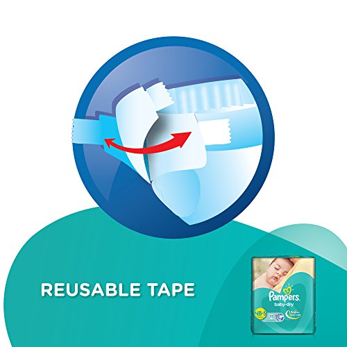 Image of Pampers Taped Baby Diapers, Small (SM), 22 Count