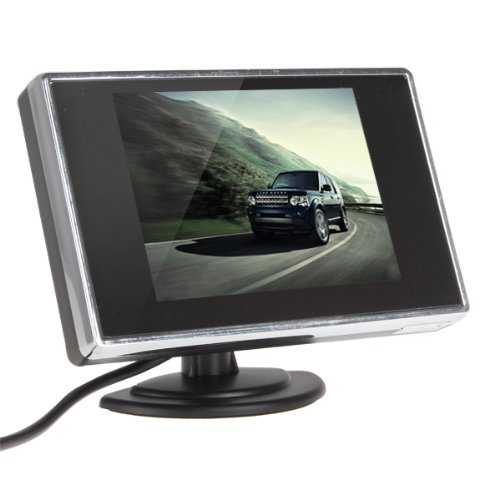 BW 3.5 inch TFT LCD car monitor with pockets LCD color display for rear view camera