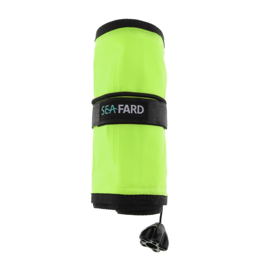 Boya de señalización Facial de Buceo Quick Blow | sobrepresión y bandas reflectantes para mayor visibilidad. Incluye tubo de señalización de buceo y equipo de seguridad.