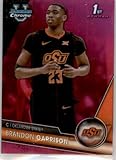 2023-24 Bowman Chrome University PINK REFRACTOR #64 Brandon Garrison Oklahoma State 1st Bowman Chrome Official NCAA Basketball Card in Raw (NM or Better) Condition