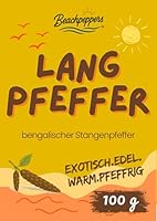 Langpfeffer ganz – Long Pepper | Exotischer bengalischer Stangenpfeffer | Aromatische Pfefferkörner für Mühle & Mörser | Ayurveda Gewürz Pippali, würzig & edel
