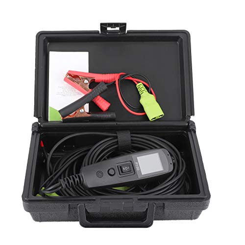 パワープローブ、バッテリーチェッカー Qiilu電気回路テスターパワープローブ、TopDiagP100自動車用電気回路テスターパワープローブ32.8フィート延長ケーブルを使用した多機能電圧テスト
