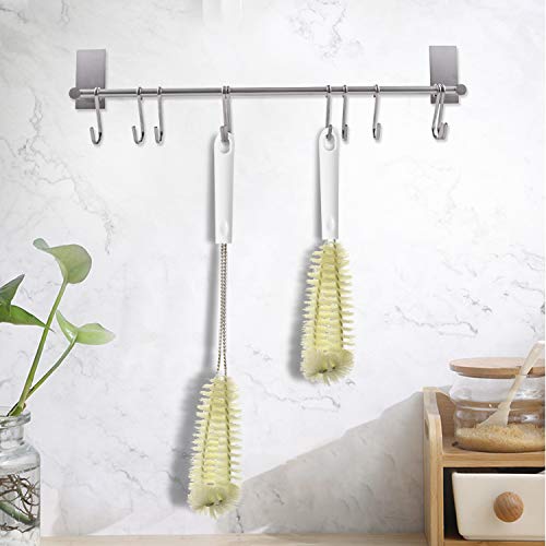 TAGVO 2 Stück Flaschenbürste Reinigungsbürste, Hochwertiges V2A Edelstahl Nylon Bürstenset Mit, Flaschenbürste-Kit zum… – Bild 8