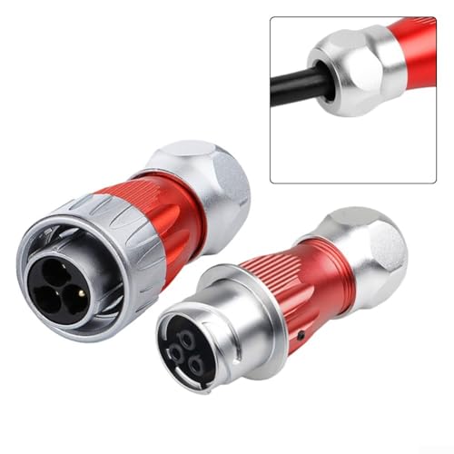 Conector impermeable DH-24 IP68 de 3 pines con terminal de tornillo para maquinaria industrial 4