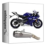 scarico omologato arrow 71863PRI scarico omologato pro-race nichrom compatibile con yamaha yzf r6 2017 2018 2019 2020 2021 mototopgun