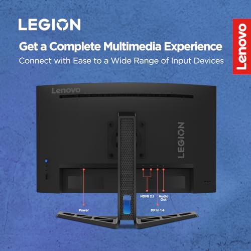 Image of Lenovo Legion R27fc-30, 27 Inch (68.58cm), FHD 1920x1080, 240Hz, Black, 0.5ms, AMD FreeSync, NVIDIA G-Sync, 99% sRGB, Speaker, 2xHDMI, 1xDP, Tilt, Swivel, Pivot, Height Adjust Stand Gaming Monitor