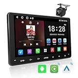 [2G+32G] ATOTOZONE A5L Android Double Din Wireless CarPlay Car Stereo with Backup Camera, 9' Touchscreen Wireless Android Auto Head Unit with ChatGPT, GPS Navigation, WiFi/BT/USB/EQ