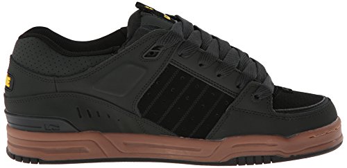 Image of Globe Mens Fusion Skate Shoes, Night /Black /Yellow, 14 M US