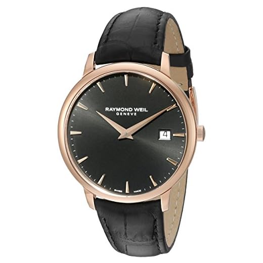 Raymond Weil Men's 5488-PC5-20001 Analog Display Quartz Black Watch