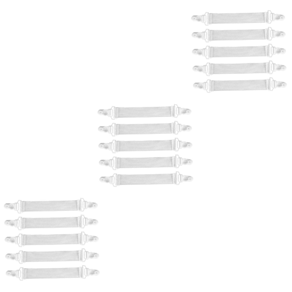 Ciieeo 3sets Mattress Straps Fitted Sheet Clips Bed Sheet Holder Straps 16pcs*3