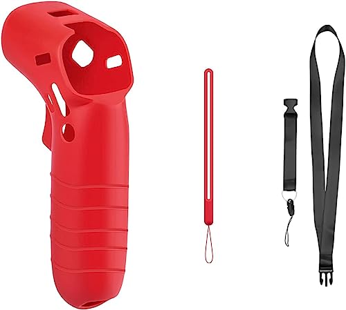 Housse DJI FPV Combo silicone rouge XZEIT protection anti-chute