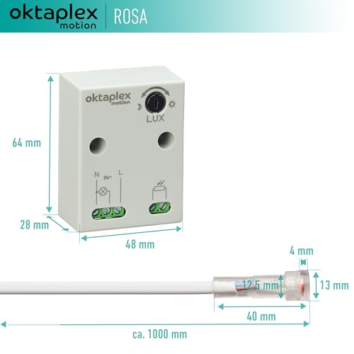 Oktaplex Rosa Mini interruttore crepuscolare da