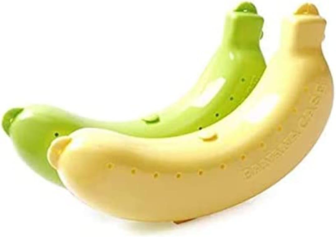 Plastic 2+1 Combo For Putting Fruit And Banana Multifunction Modern Case To Protect Other Small Fruits Such As Cherries And Dates, Pack Of 3 (Multicolour) Size 18 * 4Cm