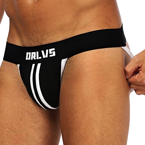 Evankin Men's Athletic Supporters Underwear Jockstraps for Men Cotton Wide Waistband Stretch Jock Strap Sexy Sports Thong2