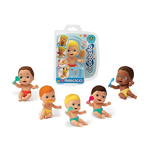 Amicicci Cicciobello Muñeco Bebe Blandito, Surtido de 5 Modelos con un Bebe Modelos Aleatorios -...