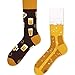 Many Mornings Unisex Craft Beer Mismatched Socken, Multi-Color, 43-46