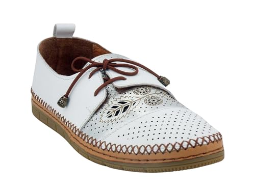 Mocassin Femme-Coco&abricot-Mirvaux-V2682B-Blanc-Blanc-39