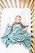 Lightweight Baby Blankets for Girls Boys-Mebien Receiving Stroller Crib Nursery Bedding Blanket Quilt Swaddle -Infant Toddler Newborn Kids Unisex -Baby Shower Registry Gifts (Plain Turquoise Grey)