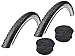 Price comparison product image Schwalbe CX Comp Black 35  622 Reflex 2x Front and 2x AV17 Bike Tire Inner Tube with Schrader Valve
