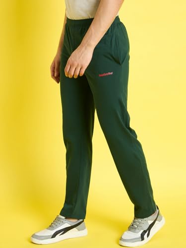 Image of bearbrother Men's Regular Fit Solid Trackpants