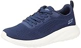 Skechers Damen BOBS Squad Chaos FACE Off Sneaker, Navy Engineered Knit, 38 EU