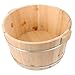 FRCOLOR Secchio Pediluvio Legno Per Ragazzo Ragazza Vasca Da Bagno Profonda E Pratica Per Lavaggio Piedi Design Sicuro Senza Vernice Per Uso Domestico immagine