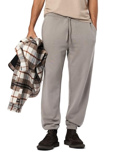 Buffalo David Bitton Men's Drawstring Jogger Fleece Pant Relaxed