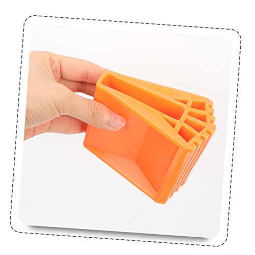 Uonlytech 4 Peças Escada Tapete Antiderrapante Escada Decorativa Acessórios Laranja Escada Telescópi
