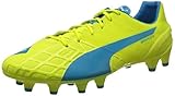 PUMA Herren Evospeed 1.4 FG Fußballschuhe, Yellow-Blue-White, 40