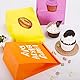 Mkitnvy Papiertüten Kindergeburtstag, 20 Stück Geschenktüten Braun Tüten Papier mit 36 Aufkleber, geschenk tüten kindergeburtstag tüten für Kindergeburtstag,Hochzeit,Feiern. (Einfarbig)