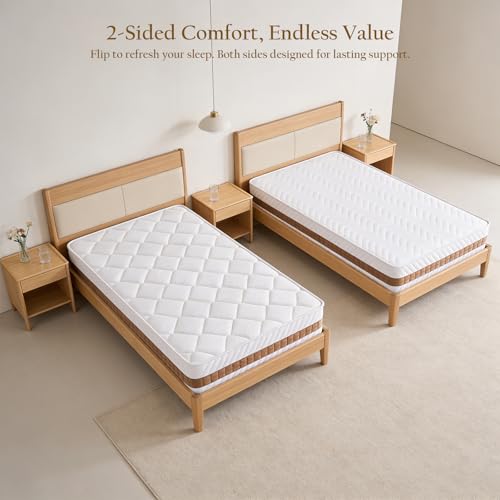 Matelas Hybride 90x190 26 cm Ressorts Ensachés YIDATONG