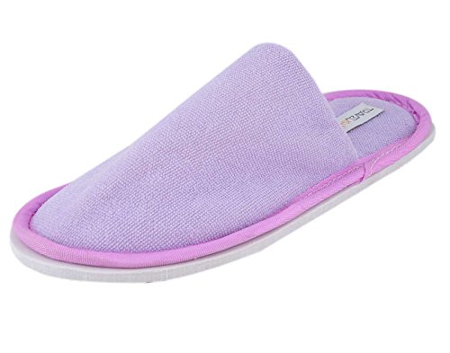 Image of Travelkhushi Soft Comfy Home Slippers For Women & Men For Winter Capet flip flops for Bedroom Indoor Carpet house slides Anti skid Slippers for Winter & Summer