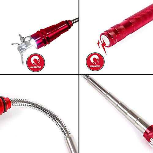 Hyper Tough Magnetic Telescoping Led Flashlight And Pickup Tool #TOP7