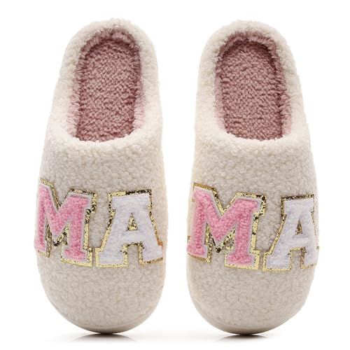 Afellicy Halloween Slippers for Women Holiday Gifts House Home Bedroom Slipper Memory Foam Retro Indoor Outdoor Shoes2