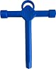 Trade Access Panels Universal Loft Hatch Key. Square Drive T Key Opener Tool, for Gas Box, Drain Tap. Spare Replacement Plastic Budget Lock Tee Key for Cabinet Lock, Utility Key- Blue